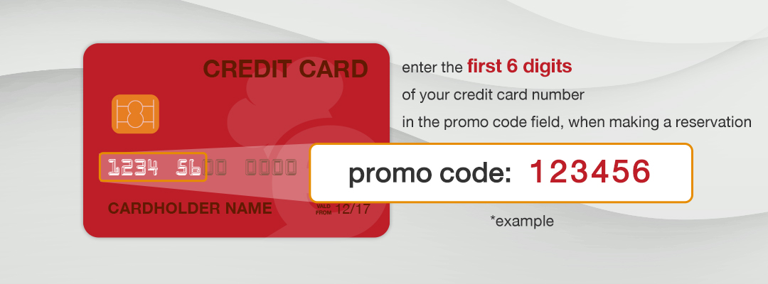 credit card promotional code